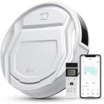 Robotstofzuiger met afstandsbediening - 2200 Pa, dun en stil, WiFi/Alexa-verbonden, programmeerbaar, ideaal voor huisdierhaar, tapijten en harde vloeren