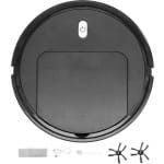 Robotstofzuiger voor dierenharen en harde vloeren, automatische slimme veegvloerreinigingsrobot, geschikt voor laagpolig tapijt.