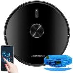 LIECTROUX X6 - Robotstofzuiger met Dweilfunctie - 6500Pa Sterke Zuigkracht - LDS LiDAR Navigatie & Uitgebreide Mapping - 2-in-1 Stof- en Waterreservoir - Virtuele Muren - Geschikt voor Tapijt & Dierenharen - App & Spraakbesturing