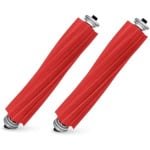 PromoHome Vervangende Rubberen Hoofdborstels voor Robotstofzuigers - 2 Stuks - Universele Compatibiliteit met Diverse Modellen - Geschikt voor Harde Vloeren, Tegels en Tapijten - Wasbaar en Duurzaam