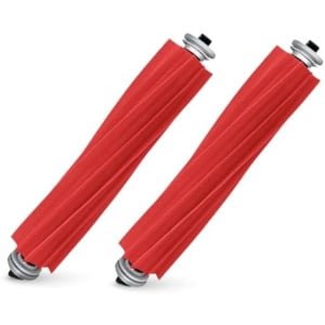 PromoHome Vervangende Rubberen Hoofdborstels voor Robotstofzuigers - 2 Stuks - Universele Compatibiliteit met Diverse Modellen - Geschikt voor Harde Vloeren, Tegels en Tapijten - Wasbaar en Duurzaam