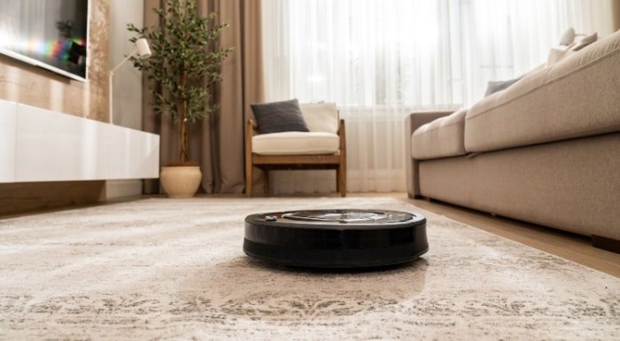 Robotstofzuiger tapijt