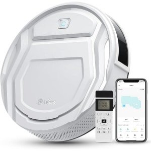 Robotstofzuiger met afstandsbediening - 2200 Pa, dun en stil, WiFi/Alexa-verbonden, programmeerbaar, ideaal voor huisdierhaar, tapijten en harde vloeren