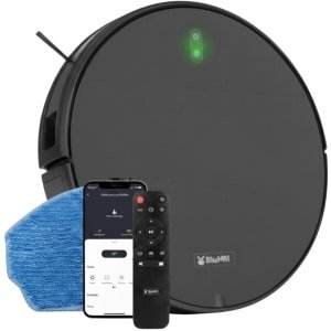 BluMill Hybrid Robotstofzuiger met dweilfunctie - Intelligente reinigingspatronen - Ideaal voor harde vloeren en tapijt - Ideaal voor huisdierhaar - Incl. Dweilpad - met Afstandsbediening en App