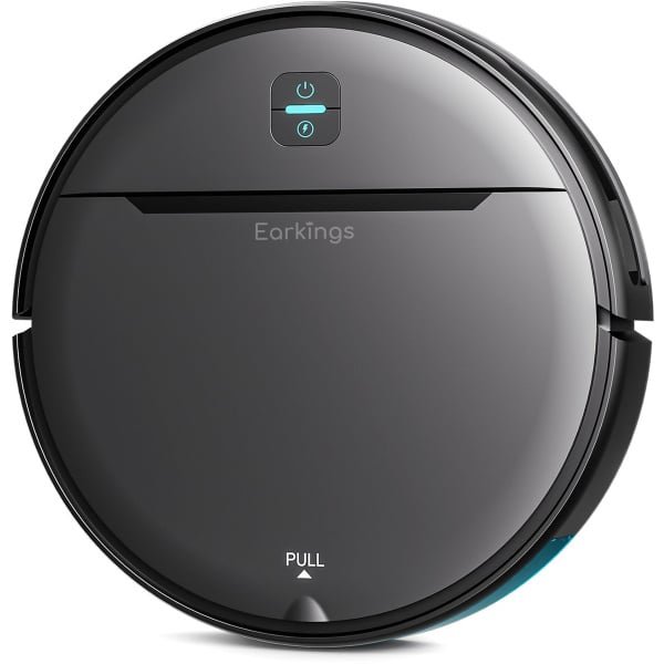 Earkings Robotstofzuiger met Dweilfunctie en Laadstation - 3000Pa Zuigkracht - 5 schoonmaakmodi, app- en spraakbediening, ideaal voor huisdieren, harde vloeren & tapijt