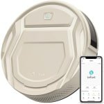 Lefant® Robotstofzuiger M210 - Met Laadstation - Voice Control - Geavanceerde 6D Botsingssensor - Geschikt Voor Tapijt - Bediening Via App - ‎4 Reinigingsmodus - Beige
