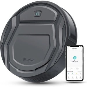 Lefant® Robotstofzuiger M210P - Met Laadstation - Voice Control - Geavanceerde 6D Botsingssensor - Geschikt Voor Tapijt - Bediening Via App - ‎4 Reinigingsmodus - Zwart