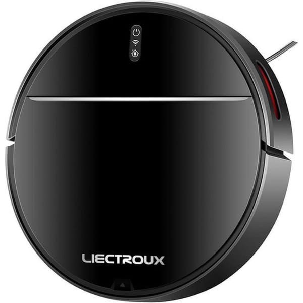 Robot Stofzuiger , Robotstofzuiger met dweilfunctie, Robotstofzuiger met laadstation, WiFi App, 4KPa Zuigkracht, Borstelloze Motor, Alexa en Google Assistant, Voor tapijt en harde Vloer