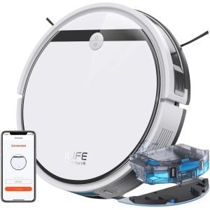 Robotstofzuiger met krachtige zuigkracht voor dagelijkse reiniging op harde vloeren en laagpolig tapijt